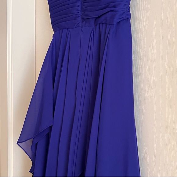 Blue / Indigo hi-low Le Chateau gown - Picture 4 of 16